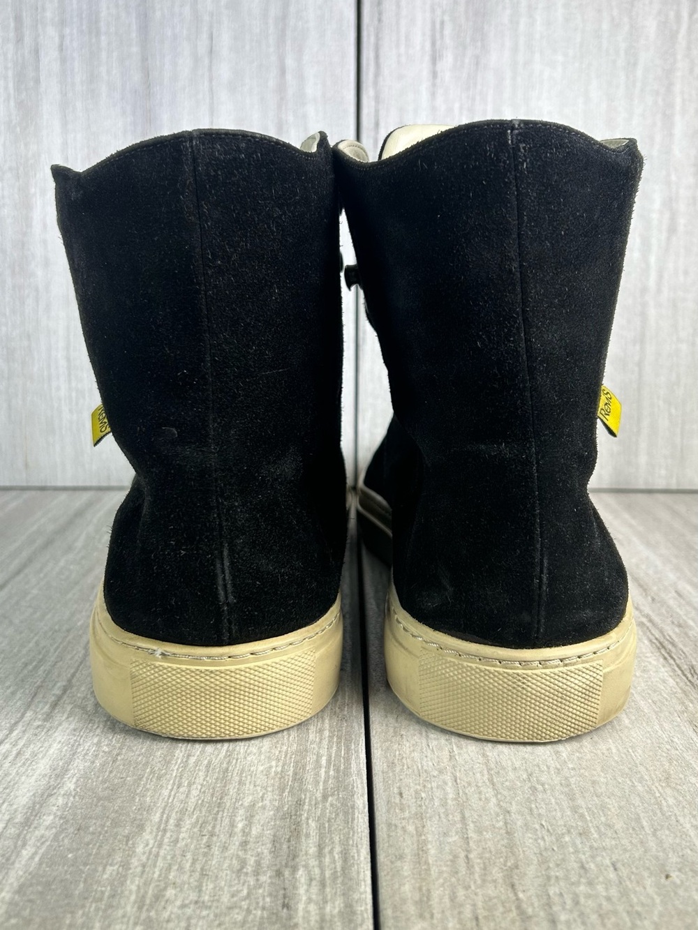 Rem’S Made In Italy Black Suede Leather Sneaker Casual Shoe Mens Size 12 Eur 46 - Picture 8 of 11